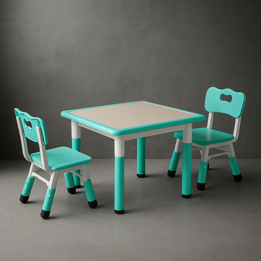 Bureau Enfant Maternelle Turquoise | Desk-Elite