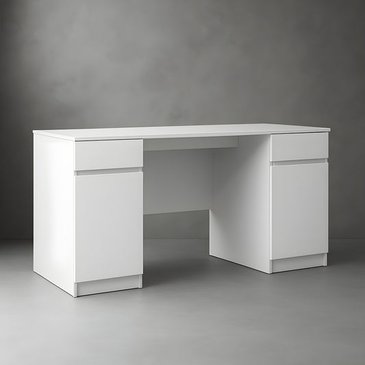 Bureau Professionnel Blanc fermé | Desk-Elite
