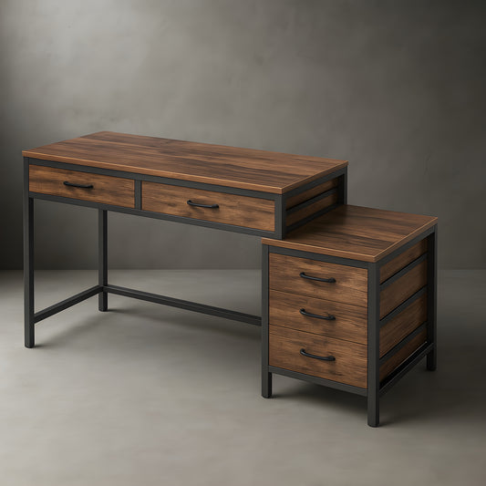 Bureau avec Beaucoup de Rangement | Desk-Elite