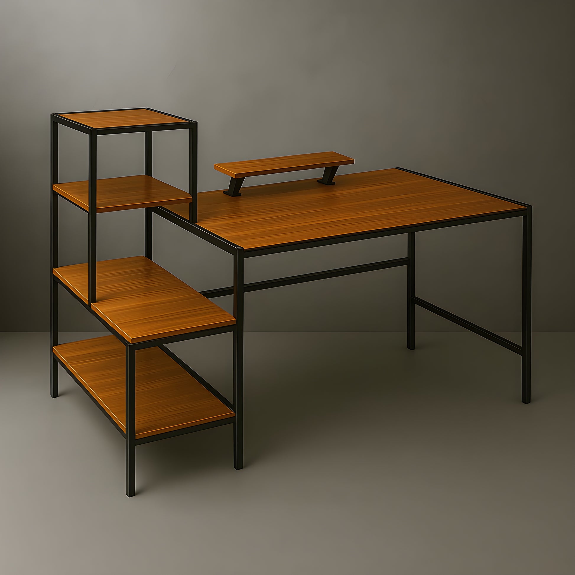Bureau en Bois avec Rangement | Desk-Elite