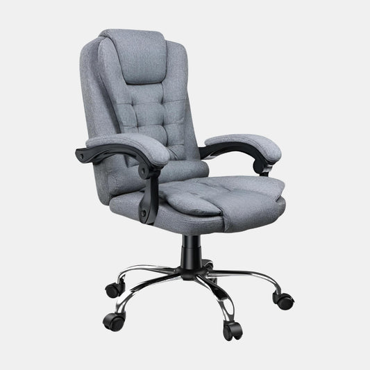Chaise Bureautique Ergonomique Grise | Desk-Elite