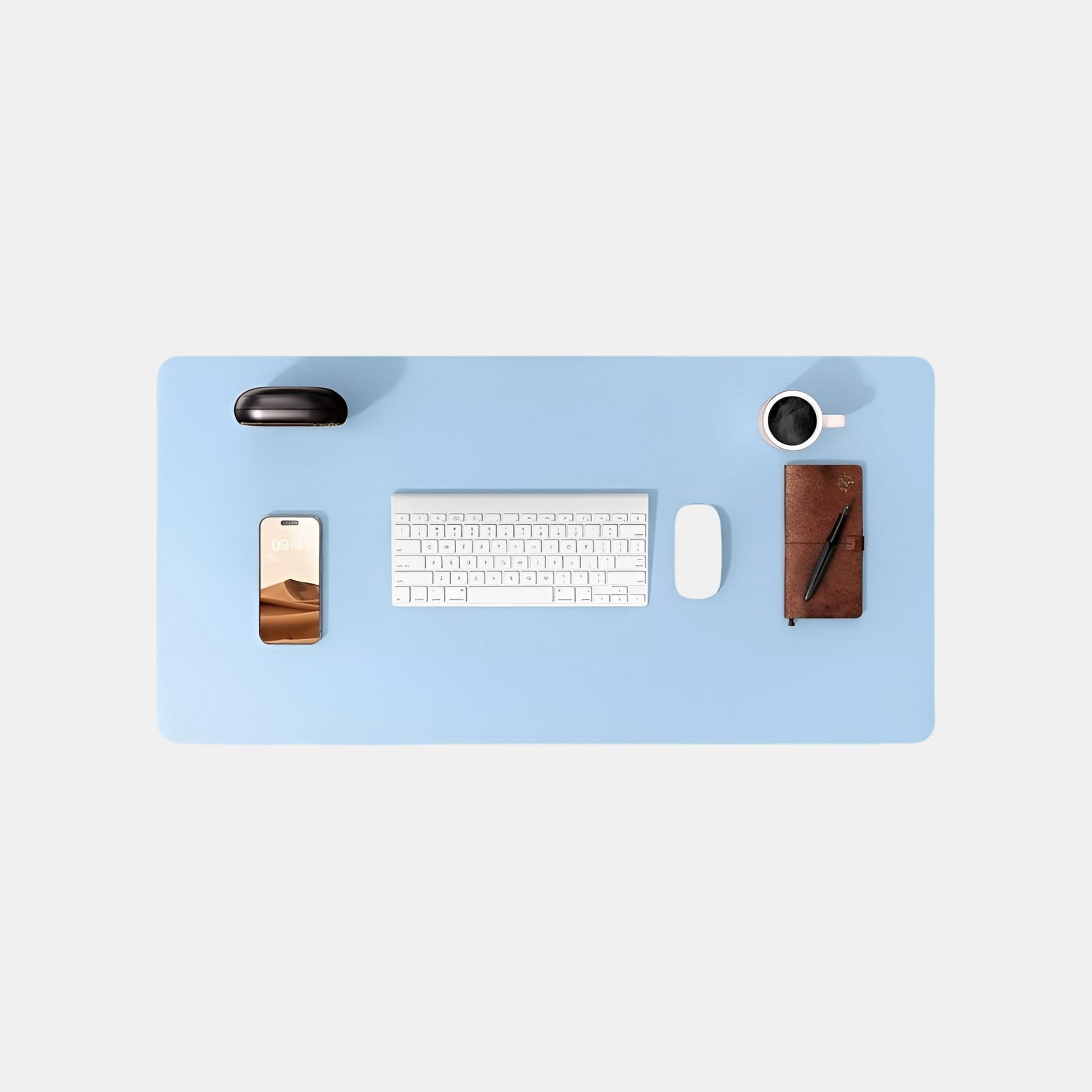 Meilleur Tapis de Souris XXL Bleu Clair | Desk-Elite