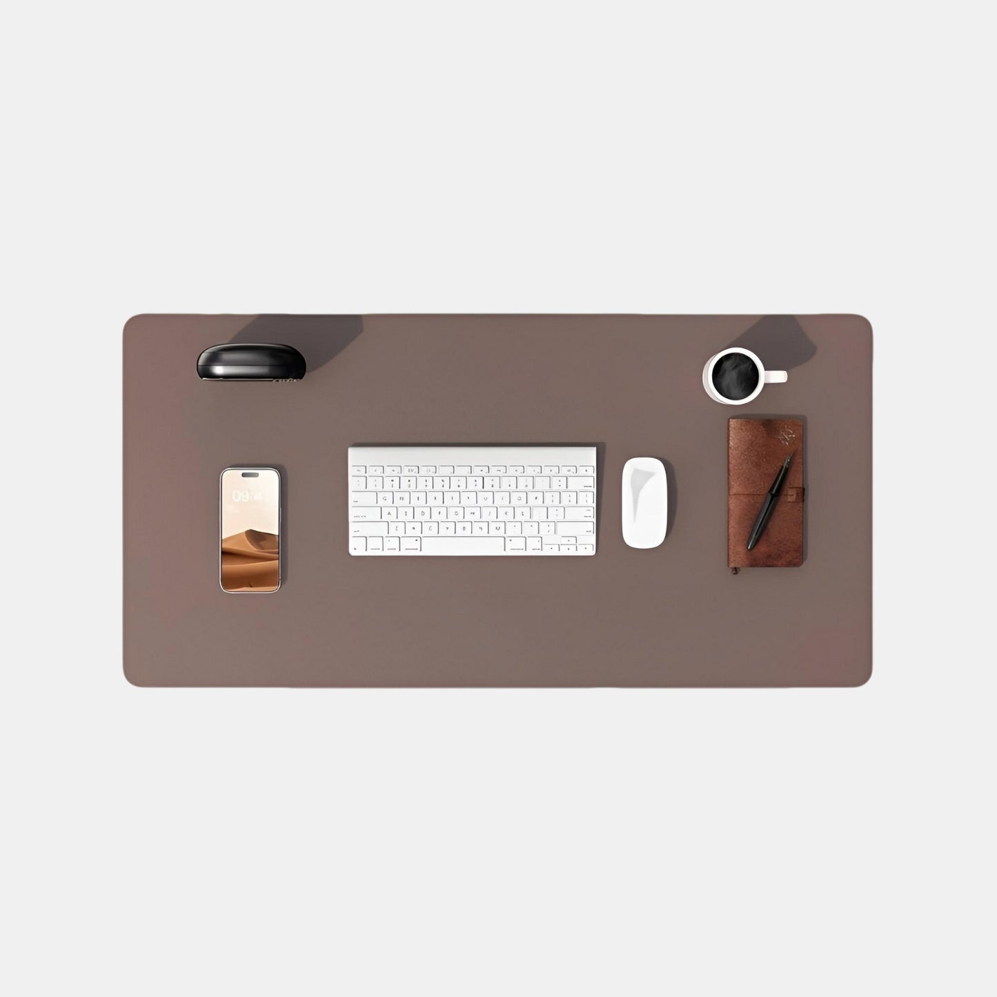 Meilleur Tapis de Souris XXL Marron Foncé | Desk-Elite