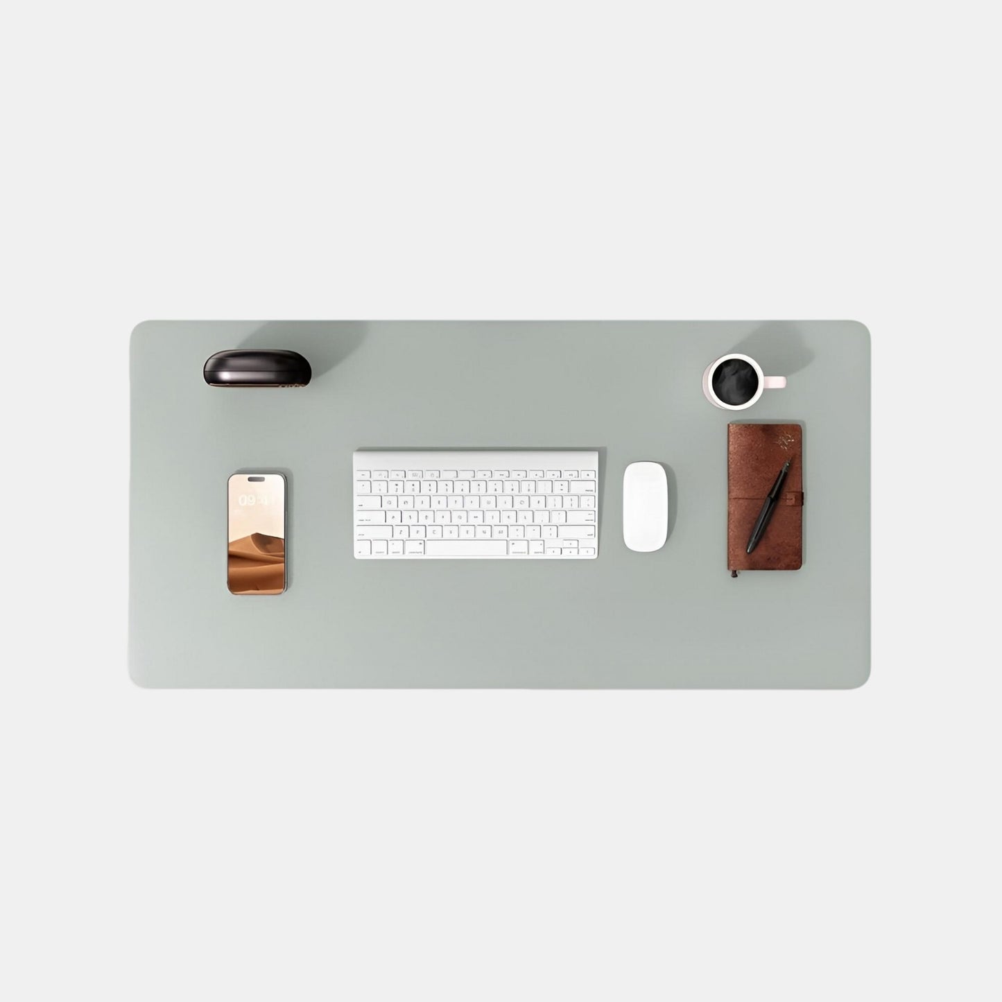 Meilleur Tapis de Souris XXL Vert Gris | Desk-Elite