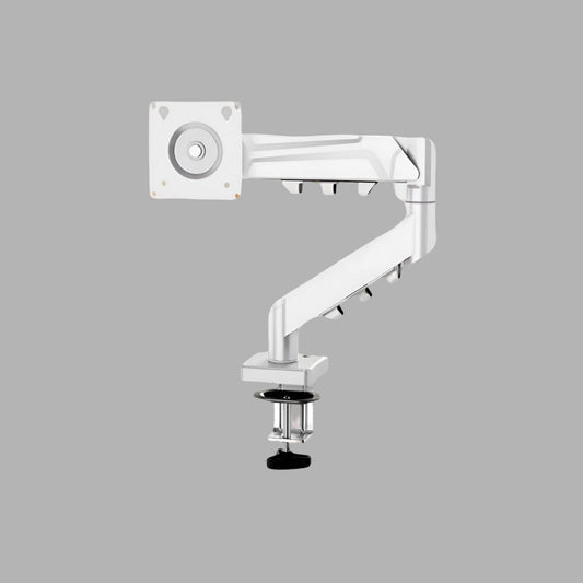 Support Ecran Ordinateur Blanc | Desk-Elite