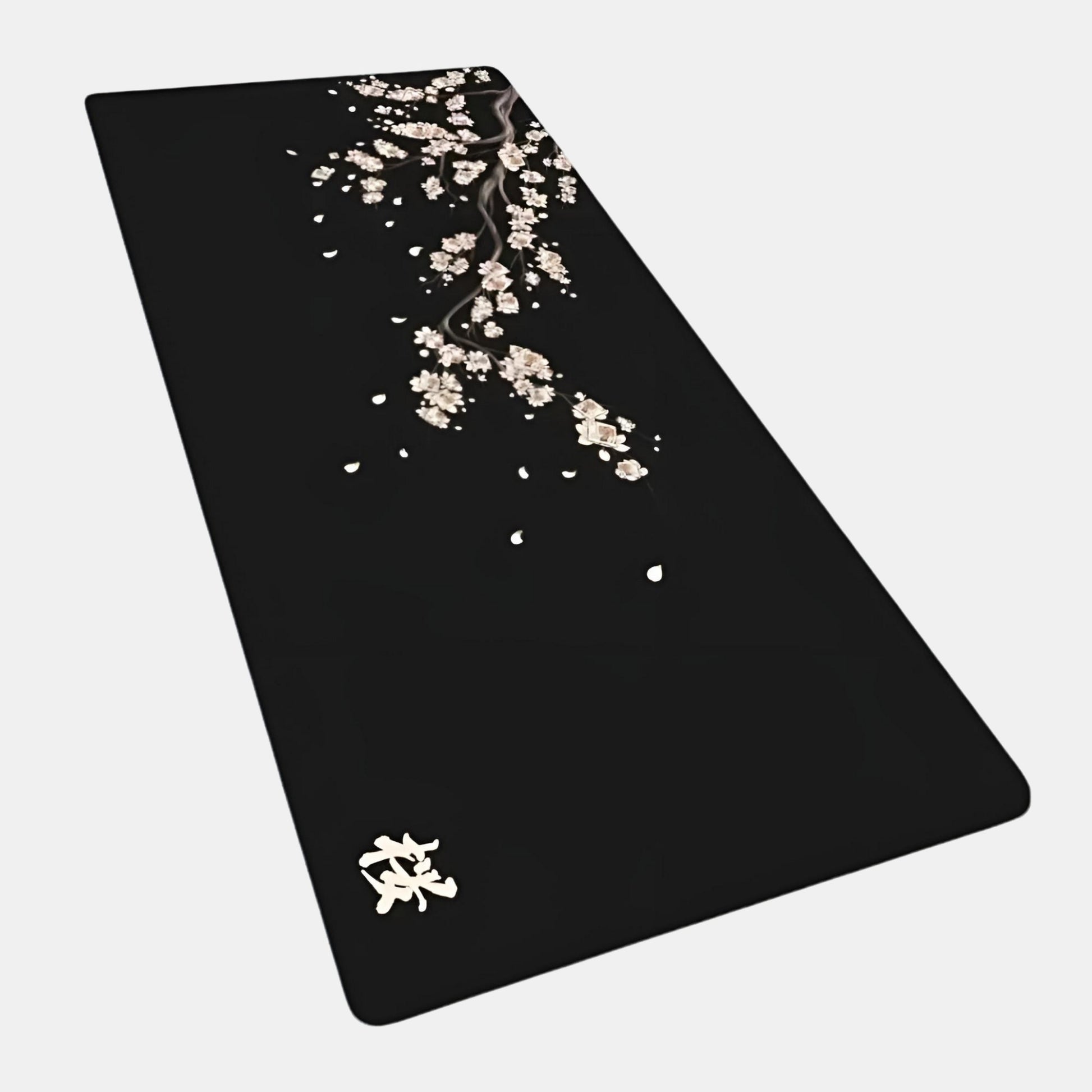Tapis de Souris XXL Blanc Blanc et Noir| Desk-Elite