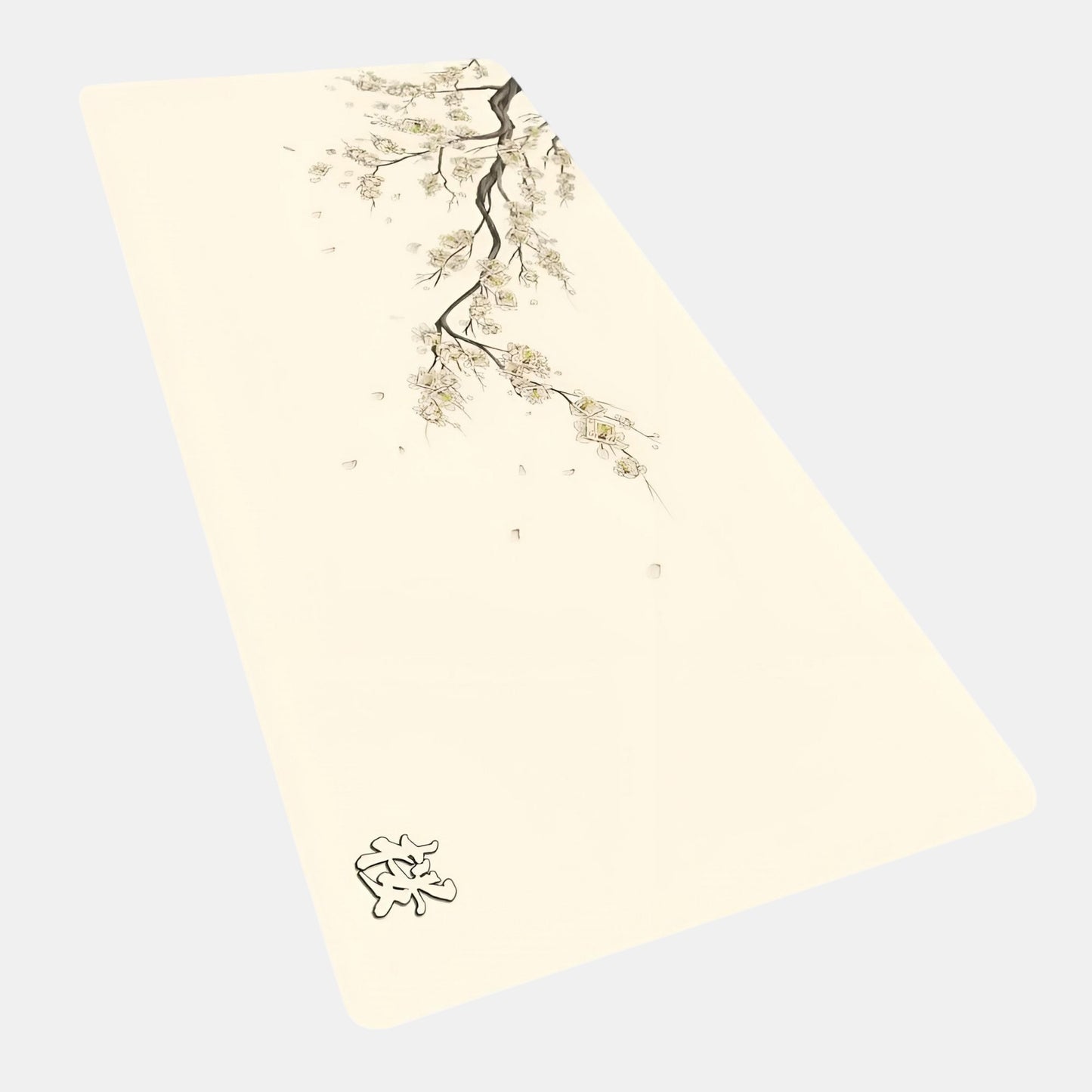 Tapis de Souris XXL Blanc Or et Blanc | Desk-Elite